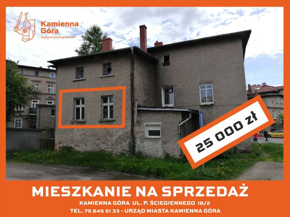 Kamienna Góra - lokal mieszkalny ul. P. Ściegiennego 18 - III przetarg