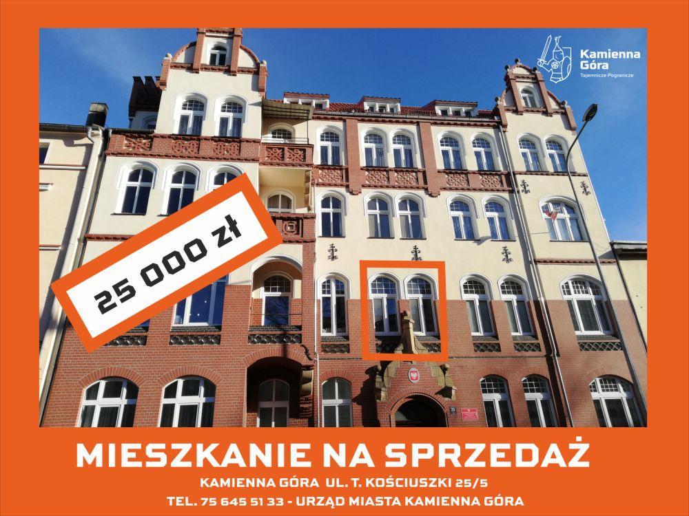 Kamienna Góra - lokal mieszkalny ul. Kościuszki 25 - II przetarg