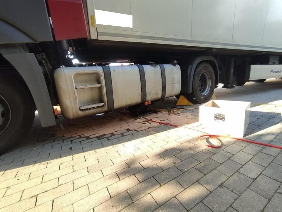 Wyciekło paliwo