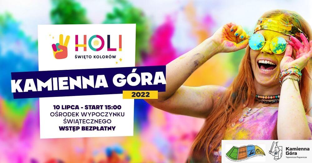 Holi Święto Kolorów w ramach trasy 2022 odwiedzi Kamienną Górę! 