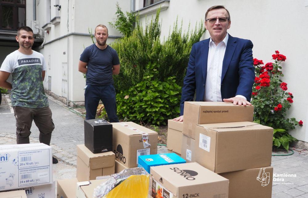 Dary dla mieszkańców Szczerca