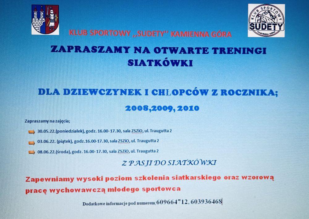 Otwarte treningi
