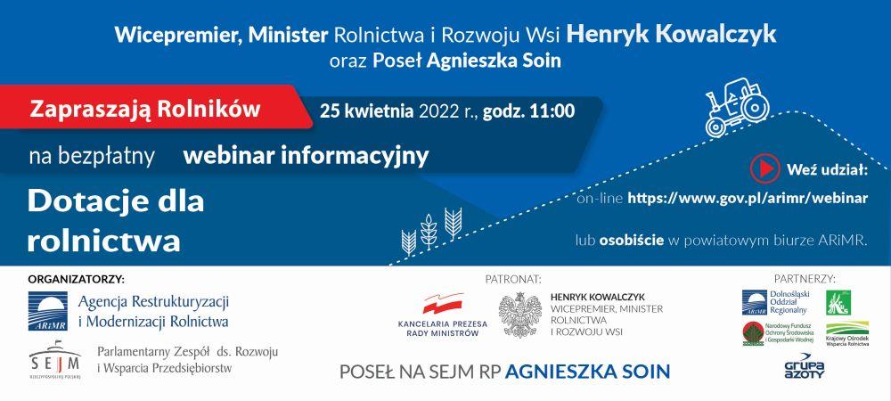 Webinar dla rolników