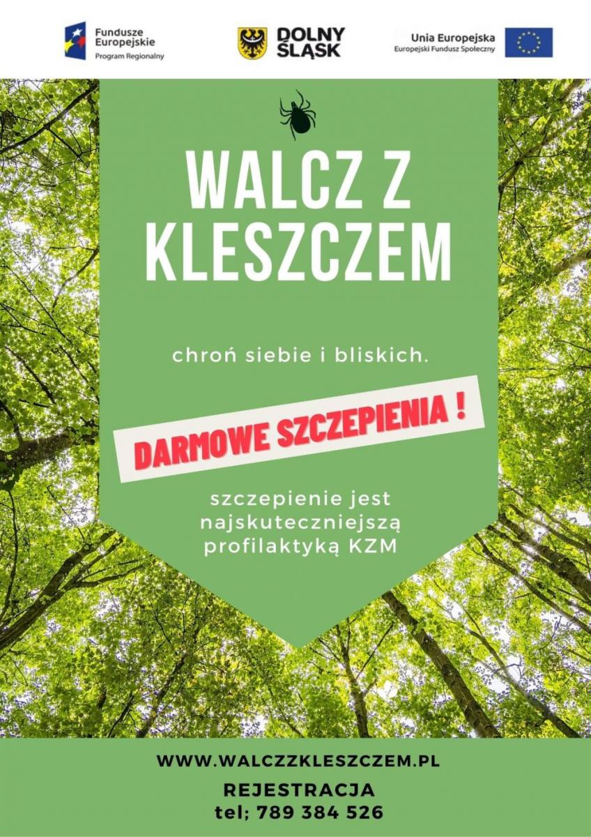 Zapraszamy na nieodpłatne szczepienia na choroby odkleszczowe