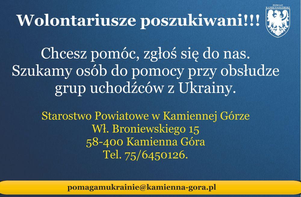 Szukają wolontariuszy