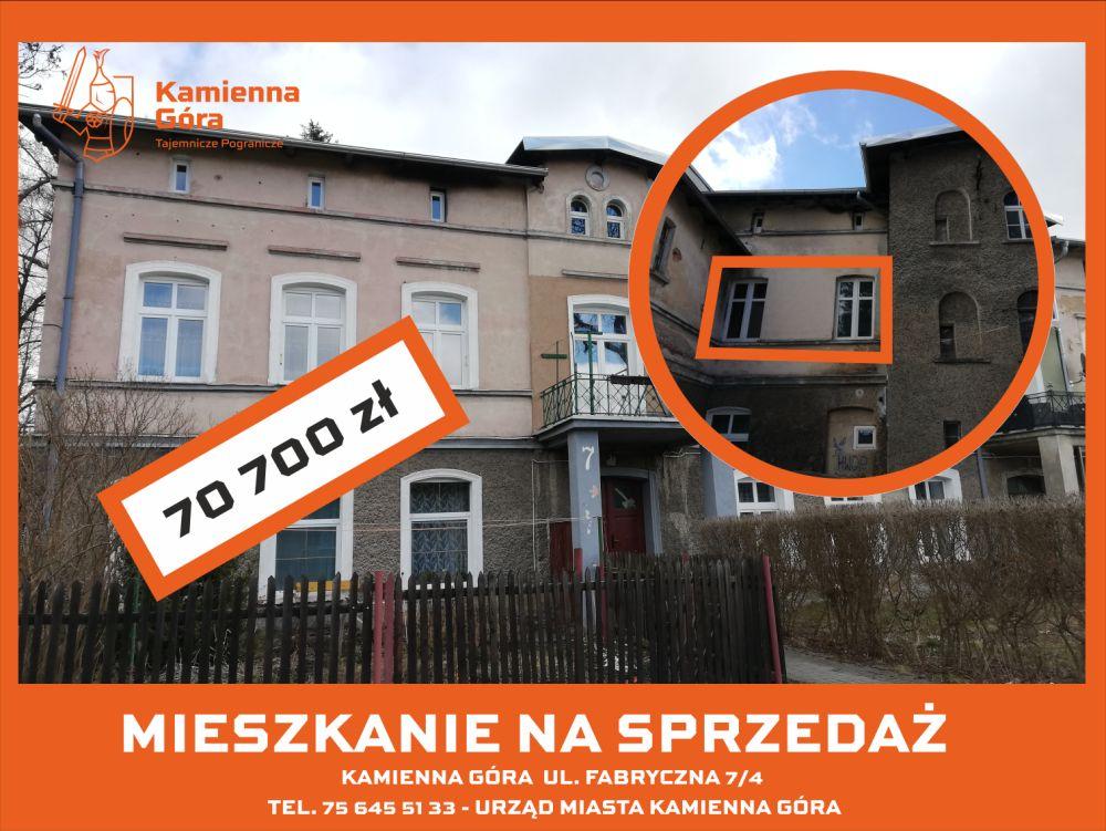 Kamienna Góra - lokal mieszkalny - ul. Fabryczna 7 - I przetarg