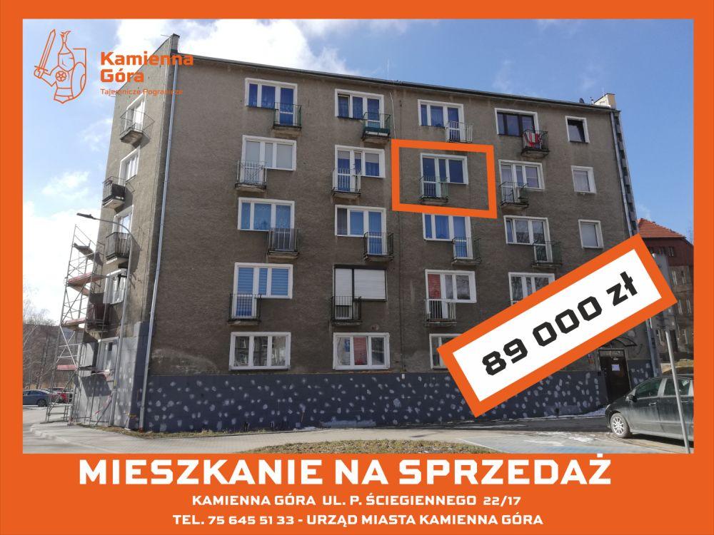 Kamienna Góra - lokal mieszkalny - ul. P. Ściegiennego - I przetarg