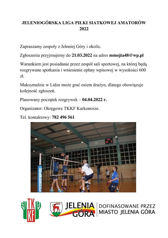 Jeleniogórska Liga Piłki Siatkowej Amatorów 2022