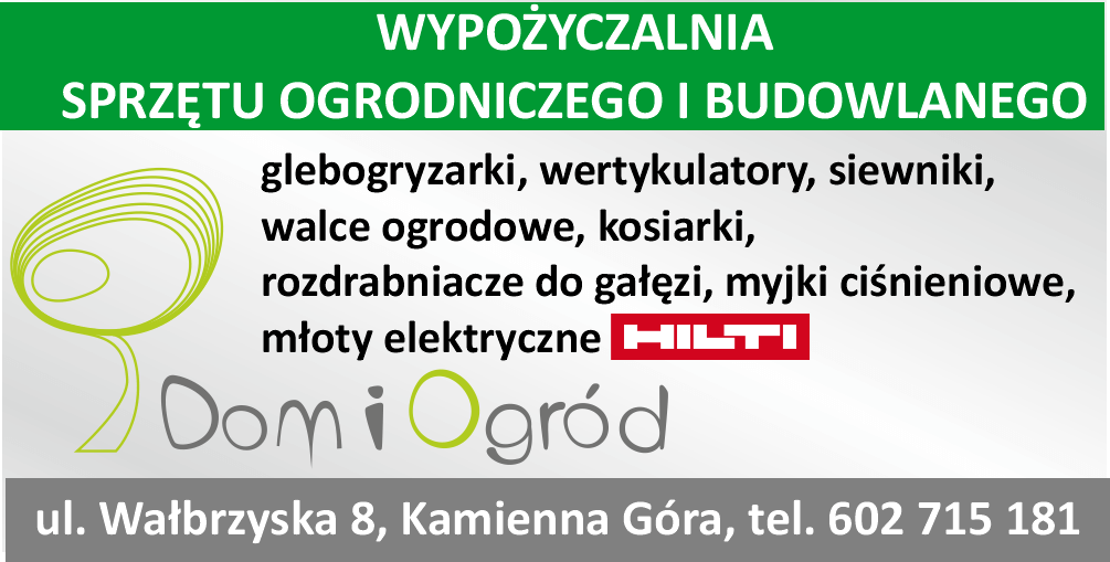 Wypożyczalnia sprzętu ogrodniczego i budowlanego