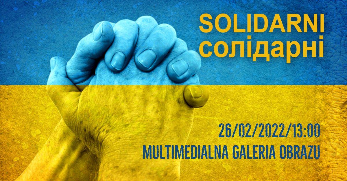 „Solidarni z Ukrainą”. Specjalna wystawa w galerii multimedialnej Wałbrzyskiego Ośrodka Kultury