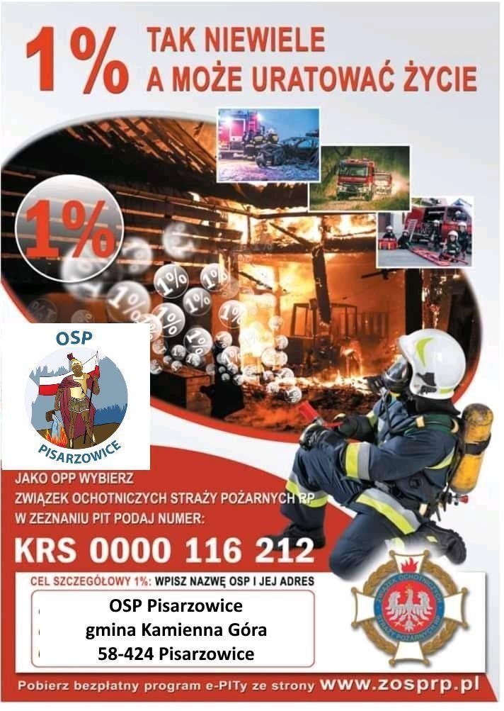 1% dla OSP Pisarzowice