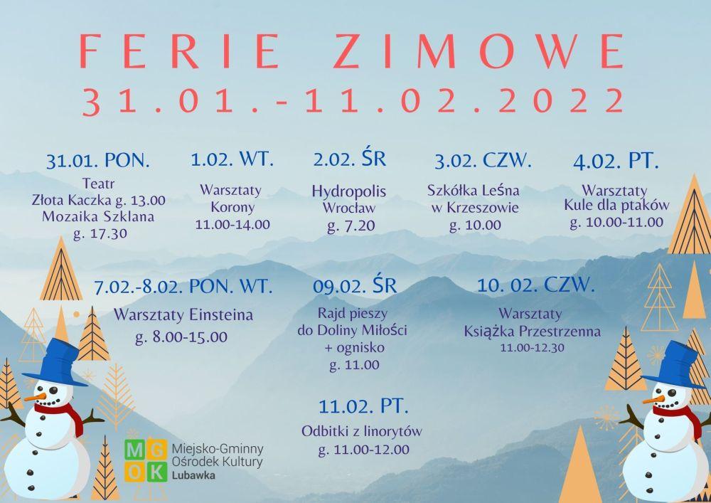 Ferie w Lubawce