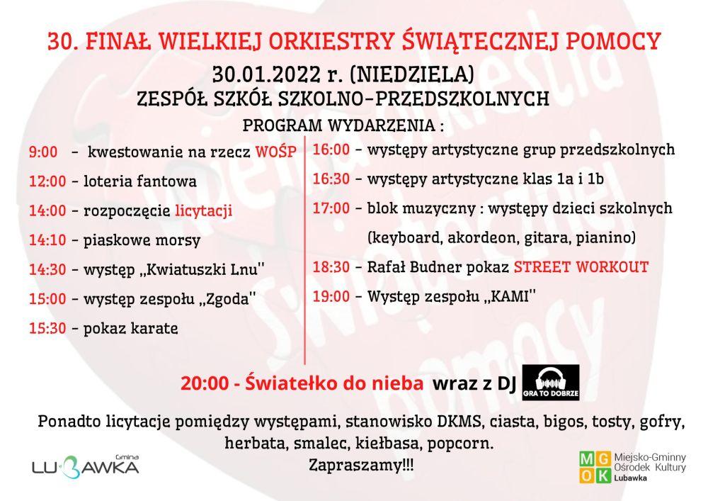 WOŚP - Chełmsko Śląskie - zapowiedź
