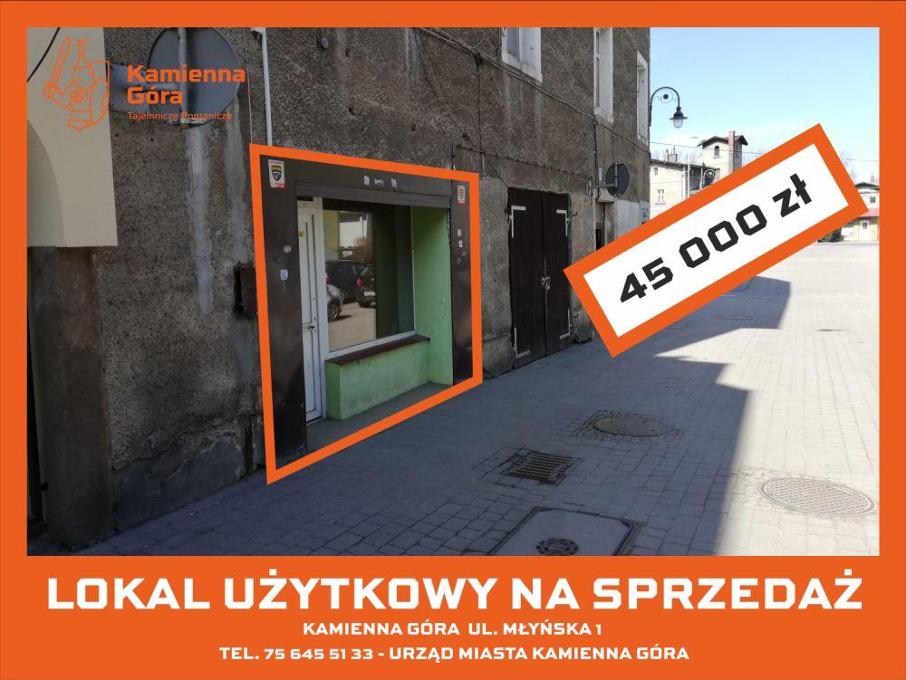 Kamienna Góra - lokal użytkowy ul. Młyńska 1 - I przetarg