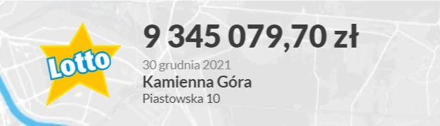 Kumulacja w Lotto rozbita: ponad 9,3 mln zł w Kamiennej Górze!
