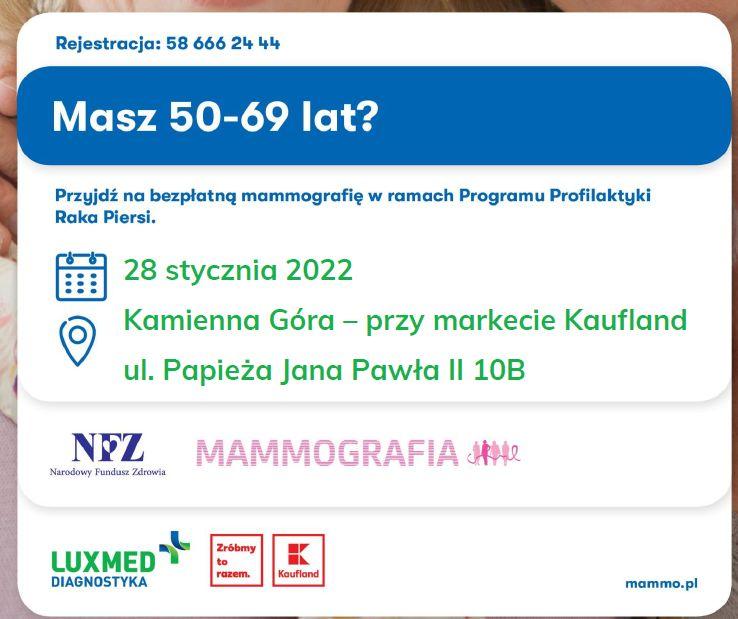 Mammografia w Kamiennej Górze