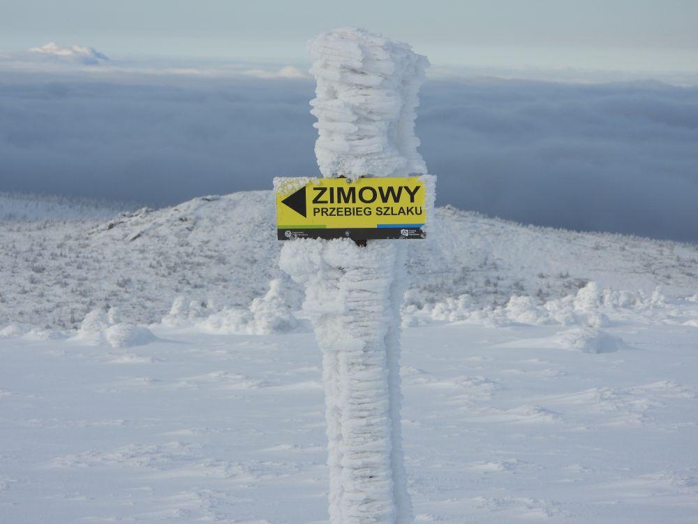 Komunikat o zamkniętych szlakach 
