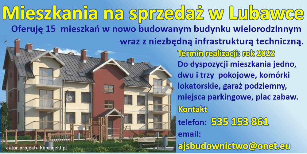 Mieszkania na sprzedaż w Lubawce