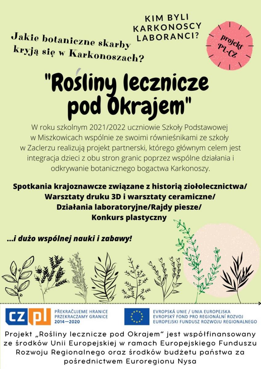 Gmina Lubawka realizuje projekt pn. ?Rośliny lecznicze pod Okrajem?
