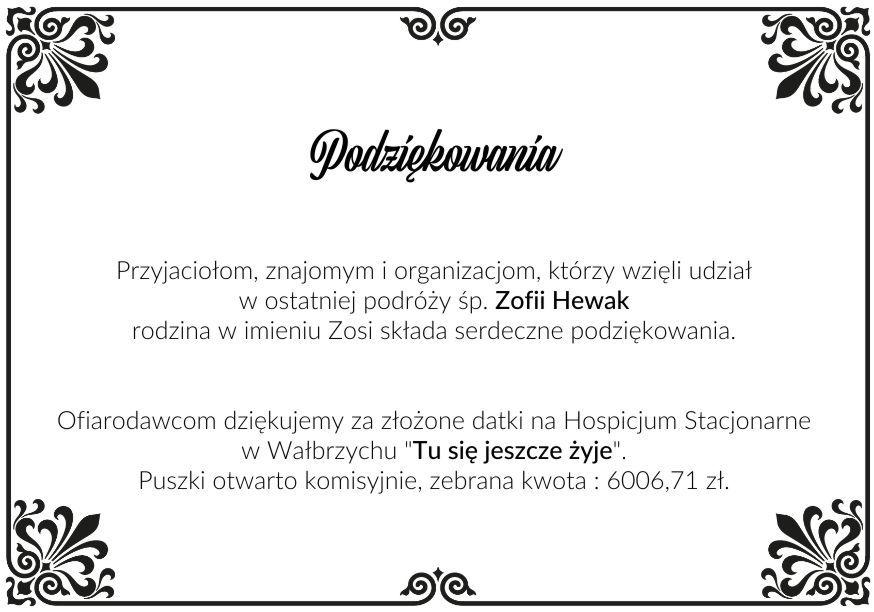 Darowizna dla hospicjum
