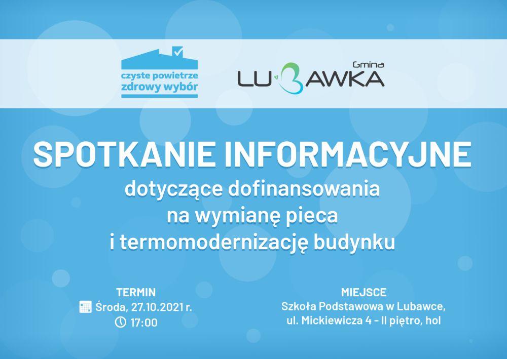 Czyste Powietrze - spotkanie w Lubawce