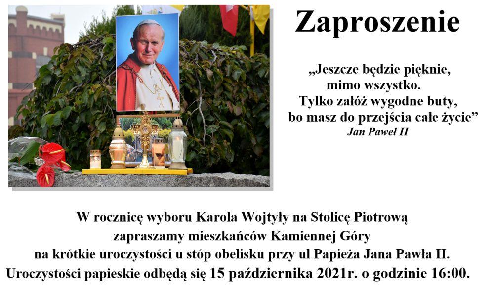 Rocznica pontyfikatu