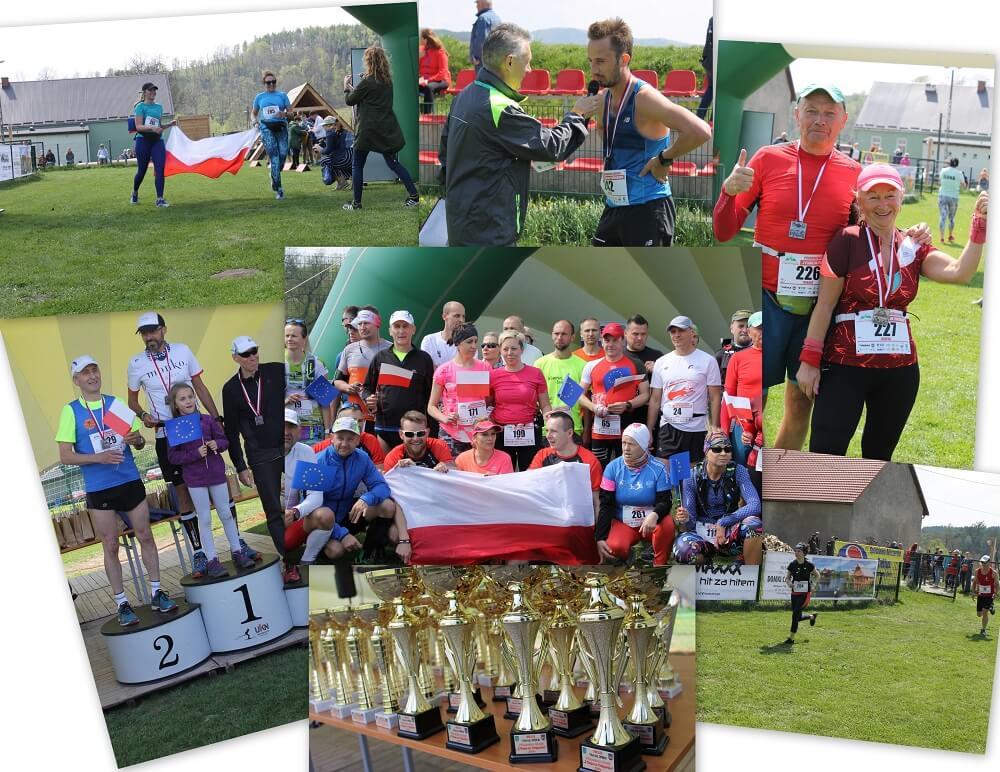 Z flagą na Trójgarbie