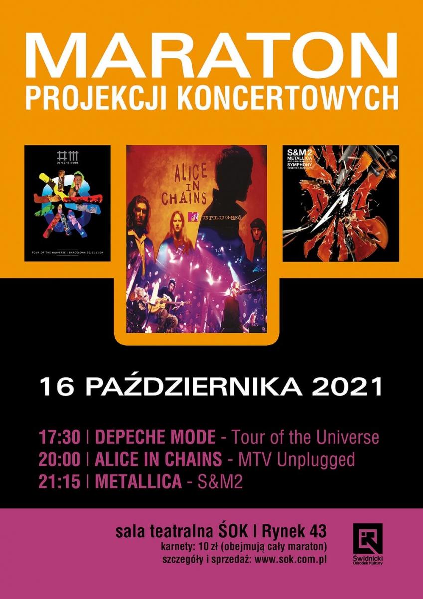 Świdnickie spotkanie fanów Alice in Chains, Metalliki i Depeche Mode