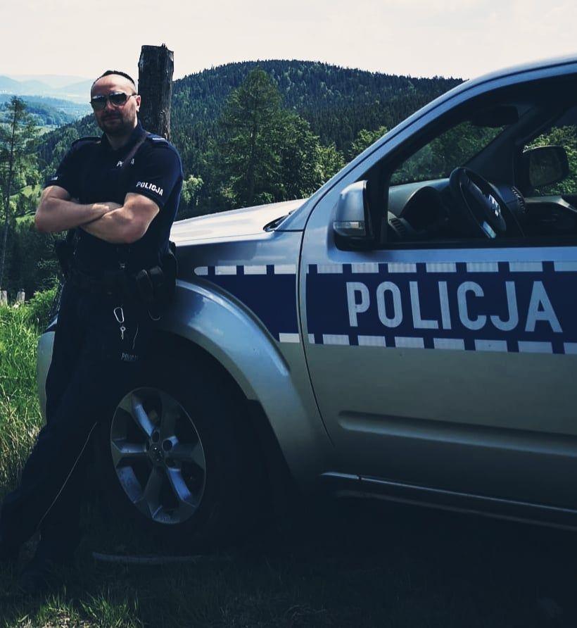 Podziękowania dla policjantów
