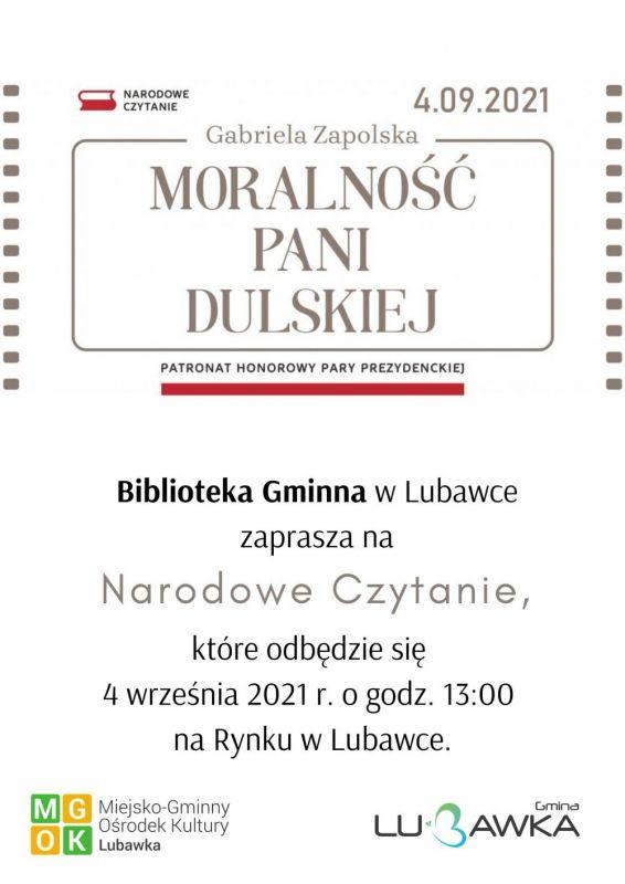 Narodowe czytanie w Lubawce