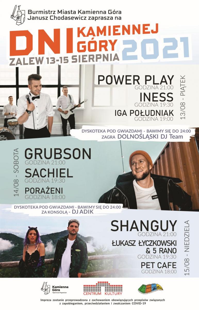 Dni Kamiennej Góry - plan godzinowy