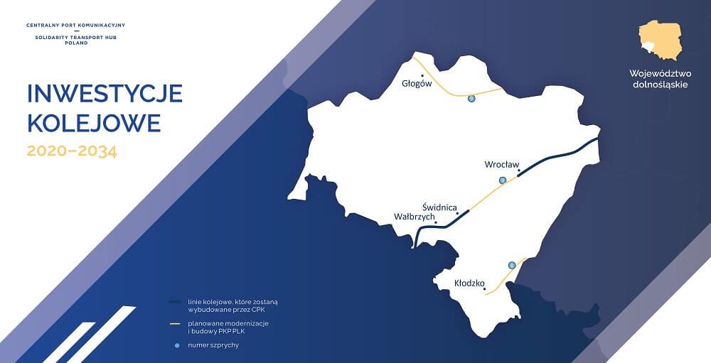 Nowa linia z Łodzi do Wrocławia i do granicy z Czechami
