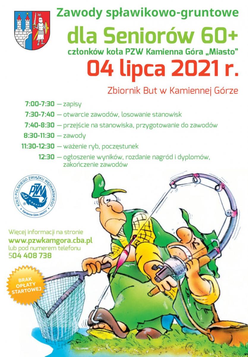Seniorzy z wędkami