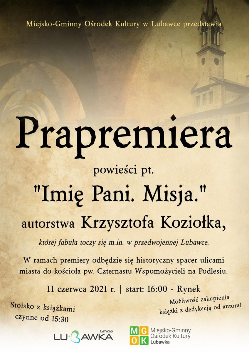 Prapremiera książki
