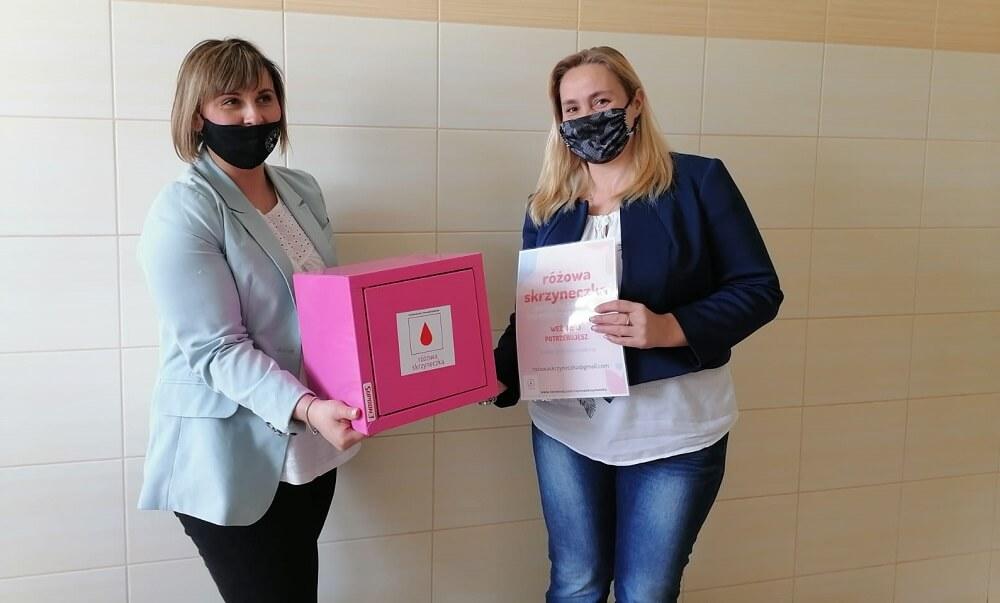 Różowa skrzyneczka