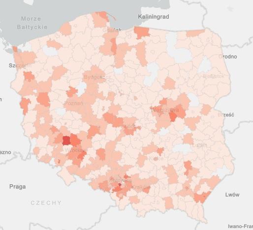 Koronawirus - statystyka - powiat kamiennogórski - 12.4.2021.