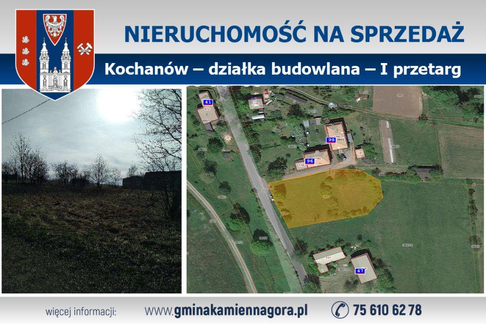 OGŁOSZENIE ? działka Kochanów ? I przetarg