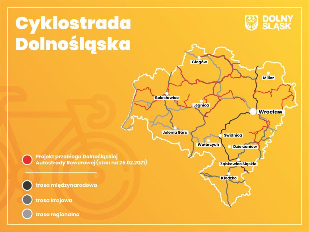 Powstaje Cyklostrada Dolnośląska