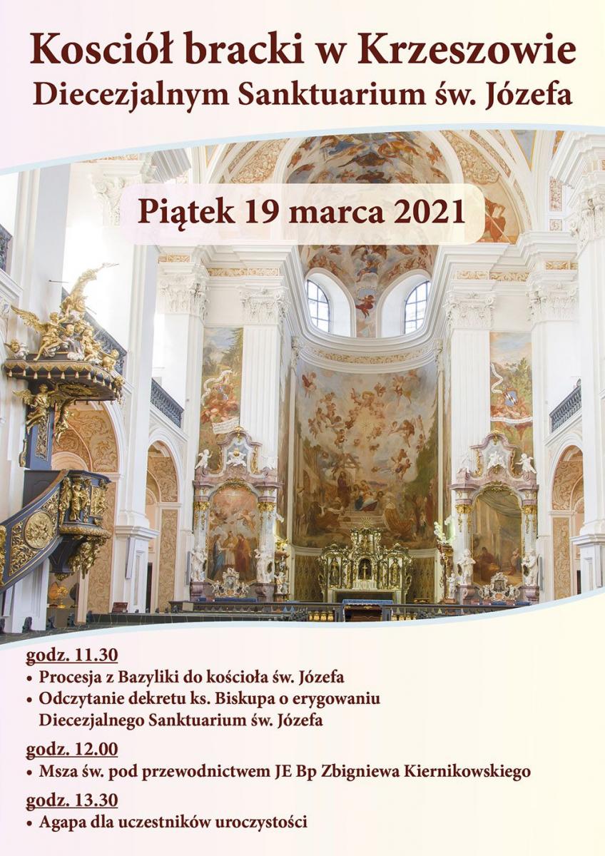 Kościół św. Józefa zostanie sanktuarium