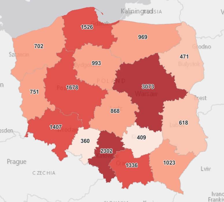 Koronawirus - statystyka - powiat kamiennogórski - 12.3.2021.