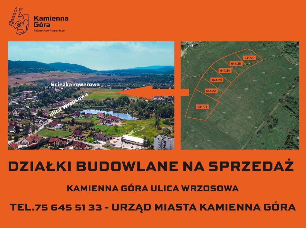 Kamienna Góra - działki ul. Wrzosowa - I przetarg