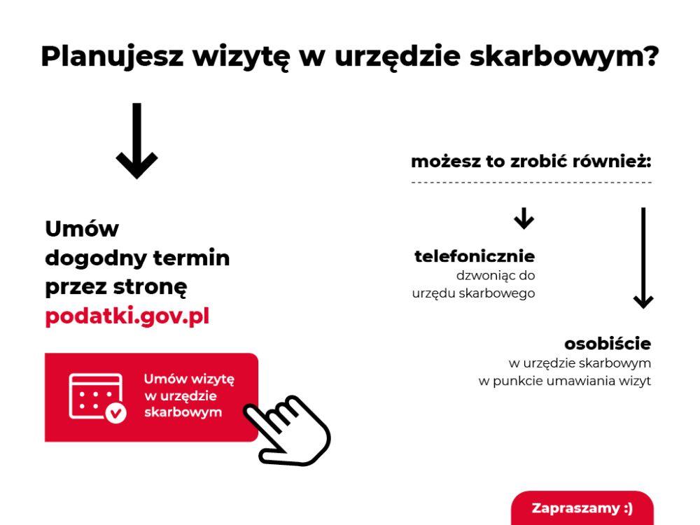 Usługa ?Umów wizytę w urzędzie skarbowym? podczas kampanii PIT