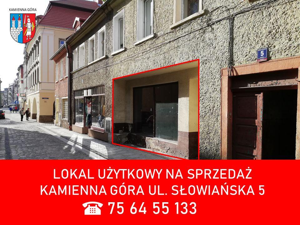 Kamienna Góra - lokal użytkowy ul. Słowiańska - II przetarg
