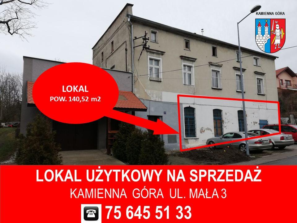 Kamienna Góra - lokal użytkowy ul. Mała - III przetarg