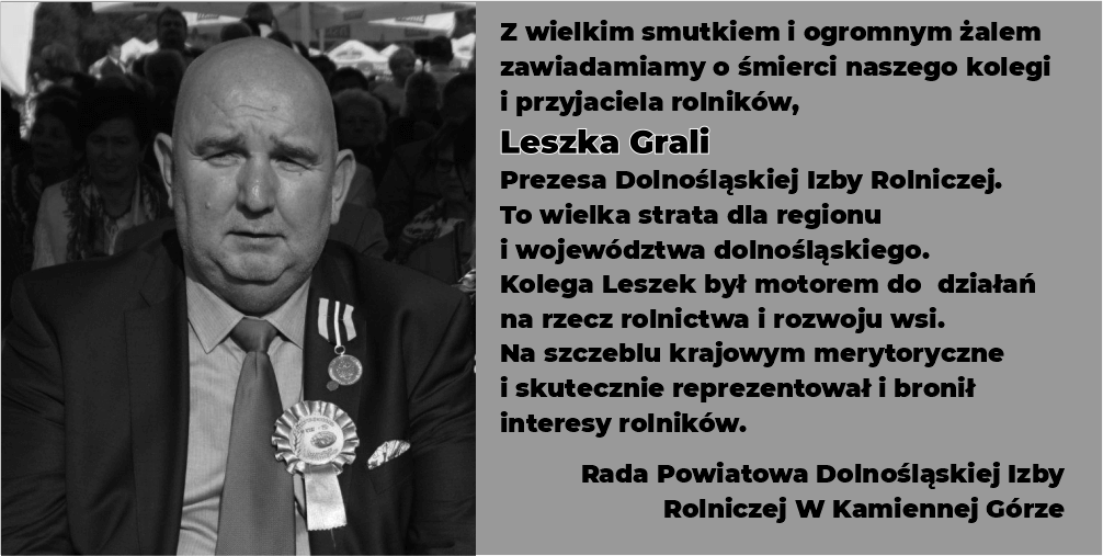 Nekrolog - śp. Leszek Grala