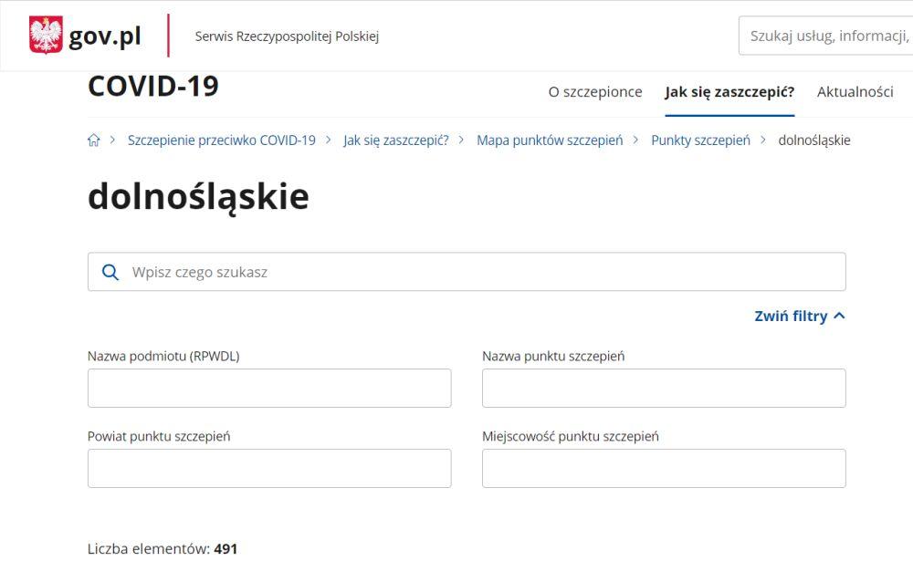 Gdzie się szczepić?