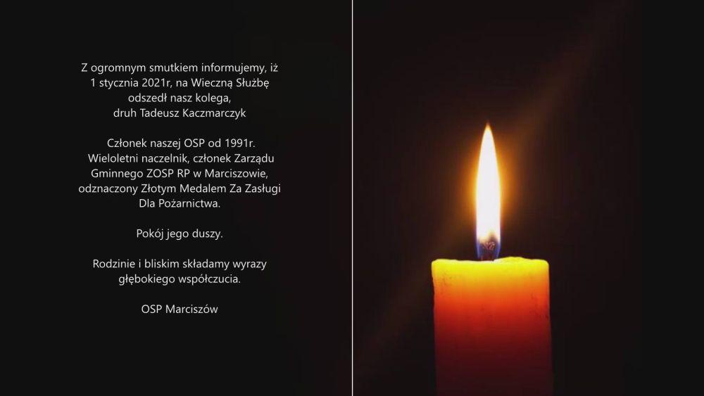 Zmarł druh