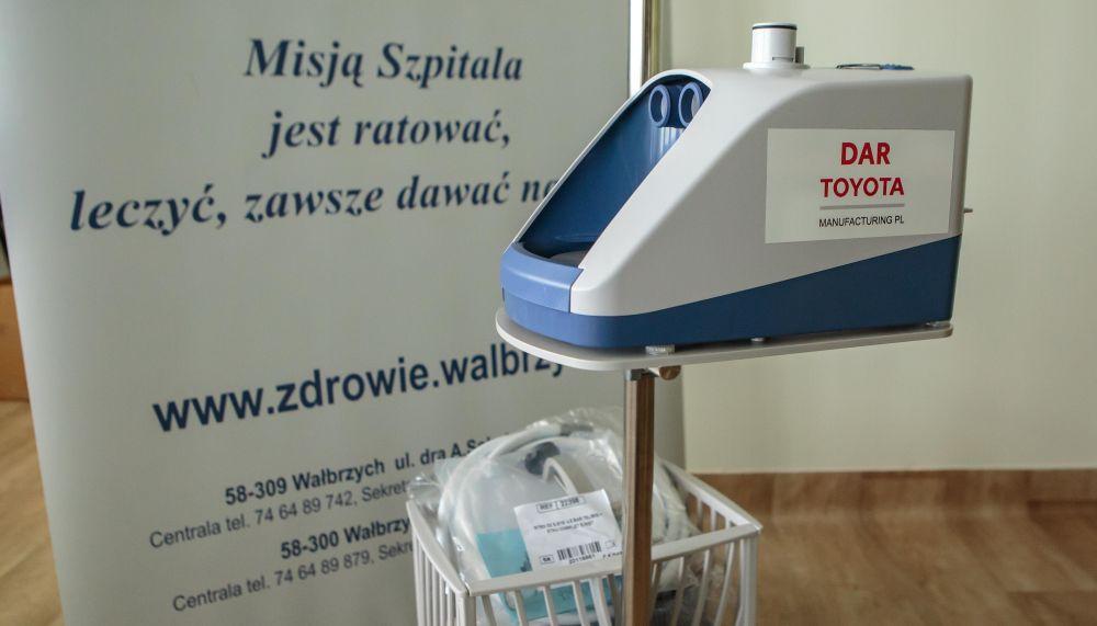 W grudniu do szpitali w Oławie i Wałbrzychu trafiły dwa aparaty do tlenoterapii