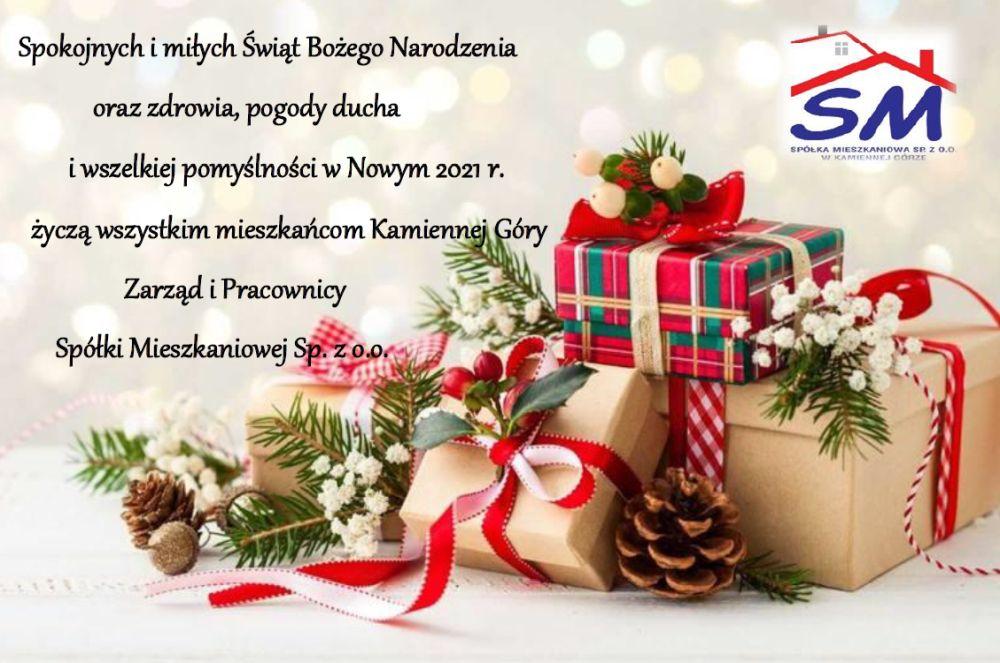Boże Narodzenie 2020 - Spółka Mieszkaniowa