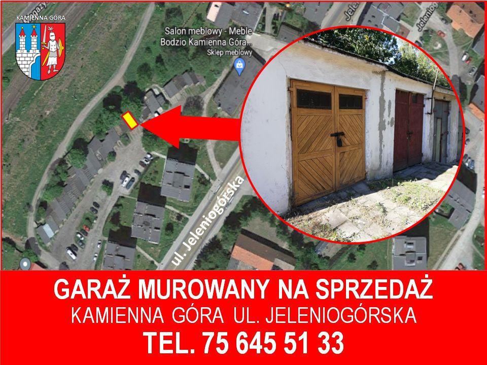 Kamienna Góra - garaż ul. Jeleniogórska - I przetarg